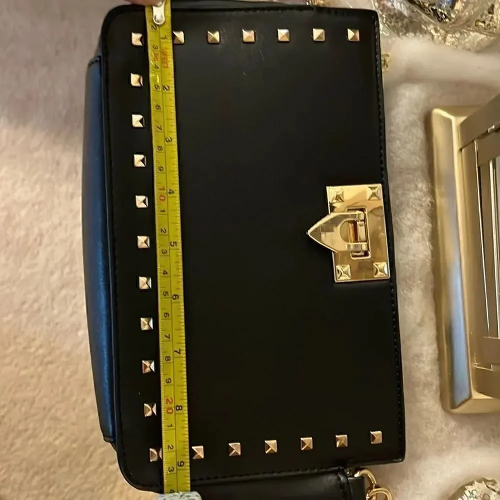HANNAH GRACE BLACK CROSSBODY